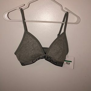 Calvin Klein unlined triangle bralette